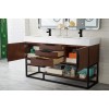 Columbia Coffee Oak 59" Double (Vanity Only Pricing)